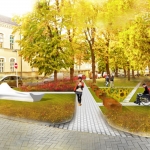 Urban Open Spaces_Urban Design of Helth space-Clinical Cente in Srbija